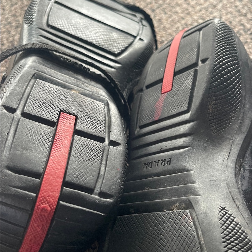 Prada Black Patent Leather Sneakers - Picture 5 of 6